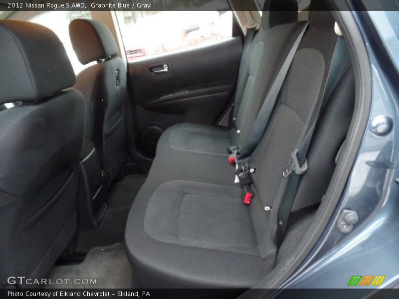 Graphite Blue / Gray 2012 Nissan Rogue S AWD