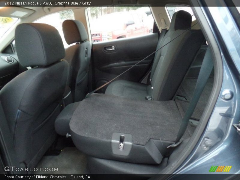 Graphite Blue / Gray 2012 Nissan Rogue S AWD