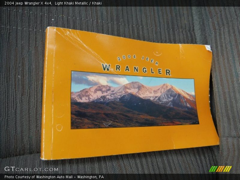 Books/Manuals of 2004 Wrangler X 4x4