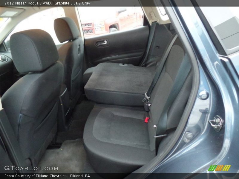 Graphite Blue / Gray 2012 Nissan Rogue S AWD
