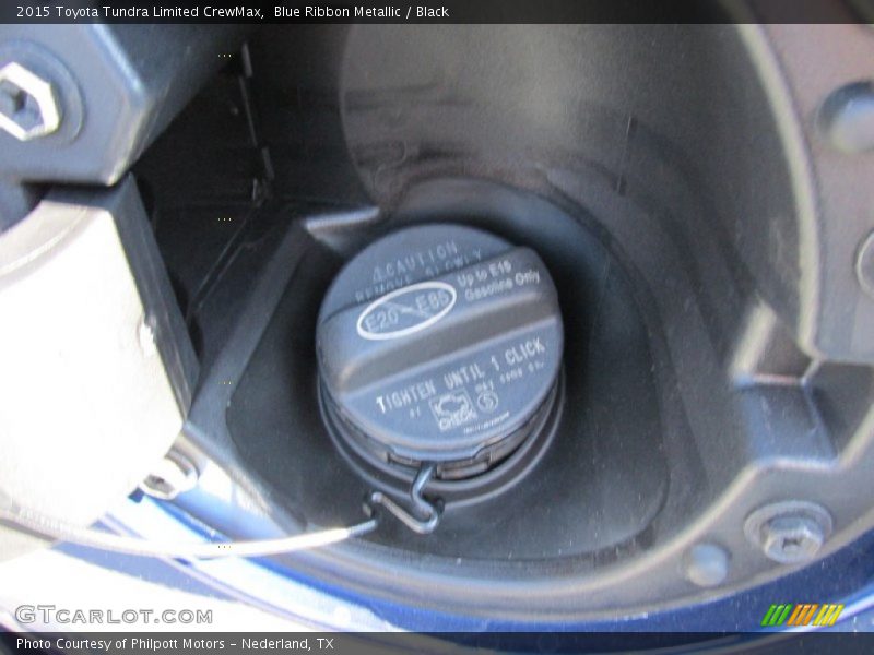 Blue Ribbon Metallic / Black 2015 Toyota Tundra Limited CrewMax