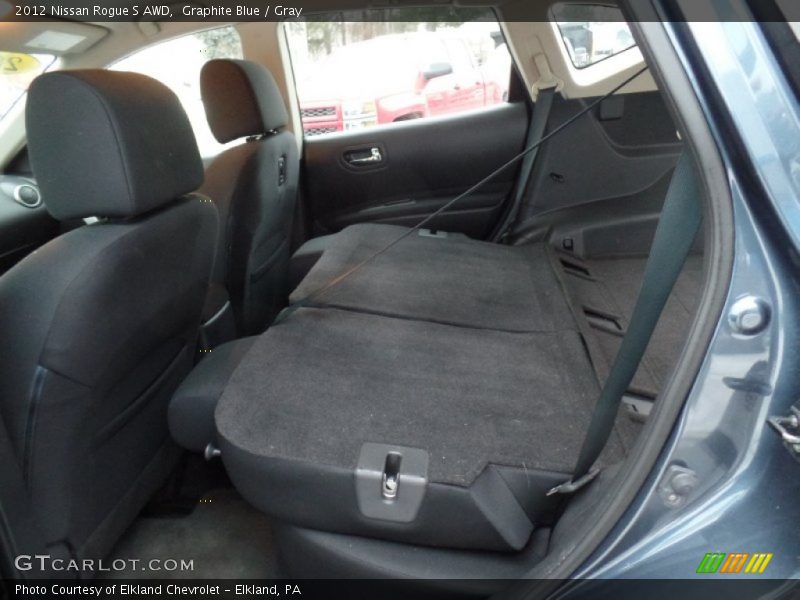 Graphite Blue / Gray 2012 Nissan Rogue S AWD