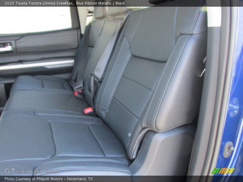 Blue Ribbon Metallic / Black 2015 Toyota Tundra Limited CrewMax