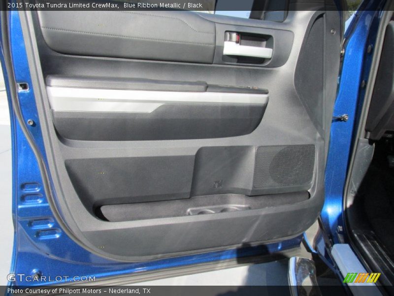 Blue Ribbon Metallic / Black 2015 Toyota Tundra Limited CrewMax