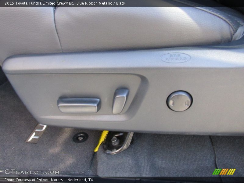 Blue Ribbon Metallic / Black 2015 Toyota Tundra Limited CrewMax