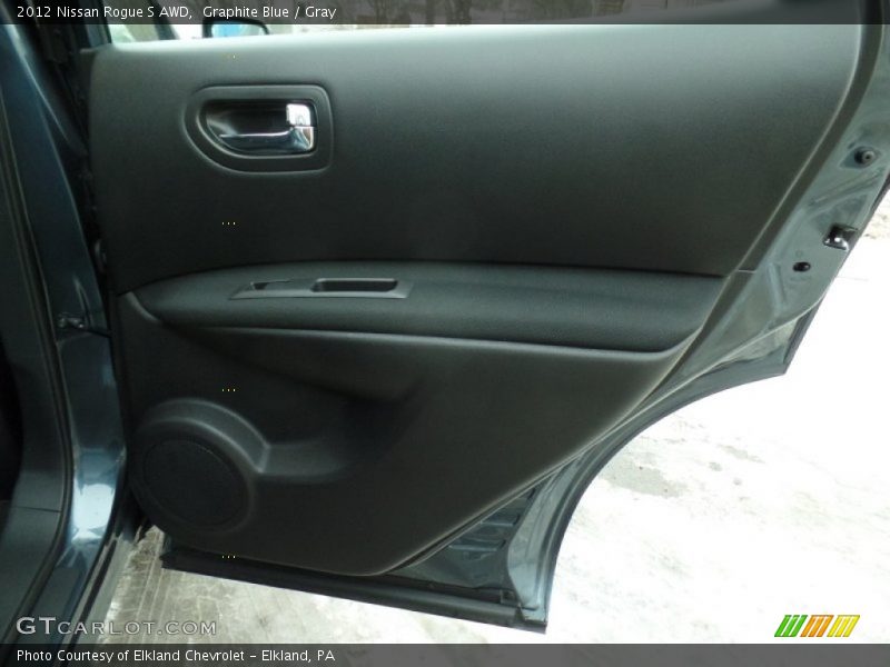 Graphite Blue / Gray 2012 Nissan Rogue S AWD