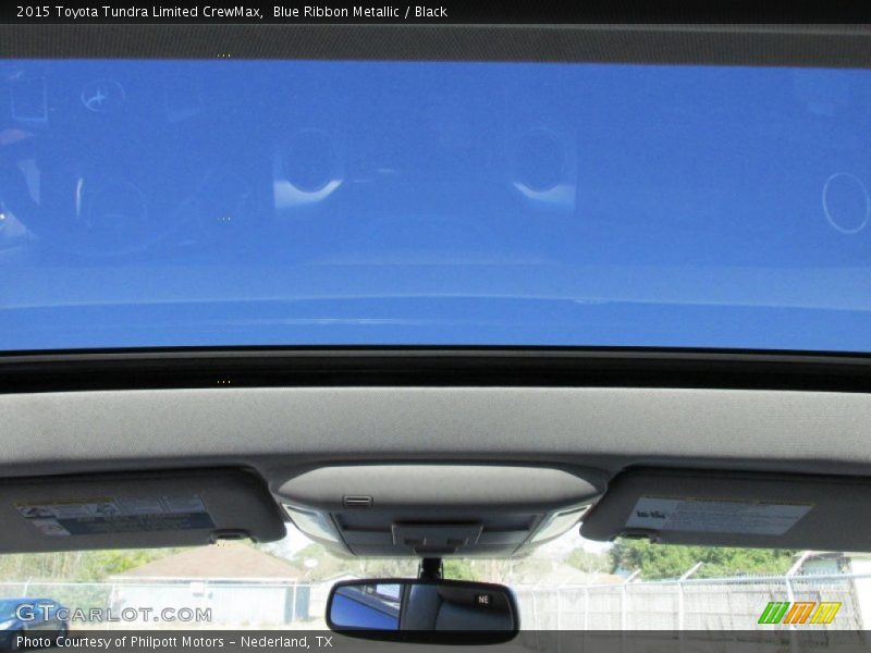 Blue Ribbon Metallic / Black 2015 Toyota Tundra Limited CrewMax
