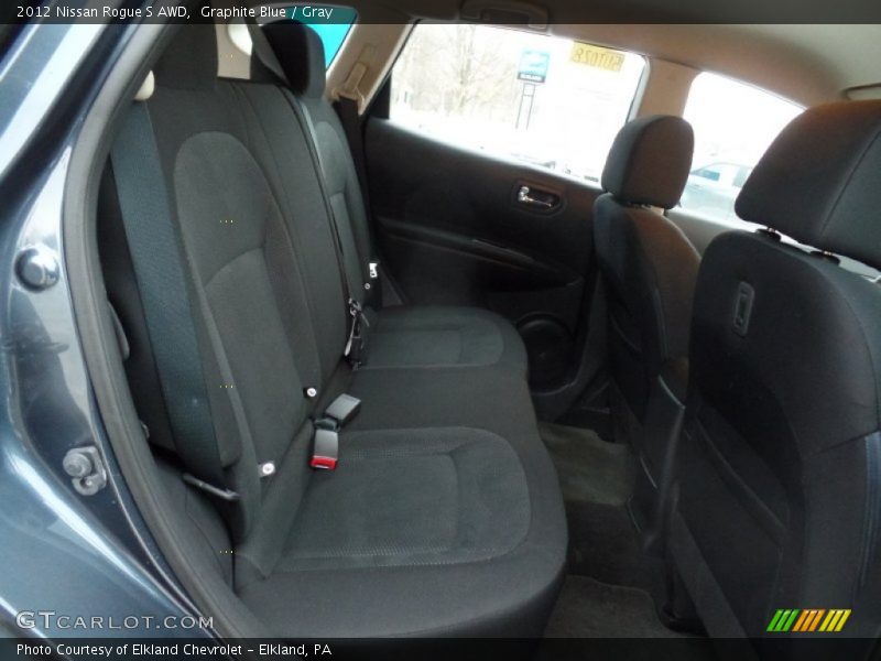 Graphite Blue / Gray 2012 Nissan Rogue S AWD
