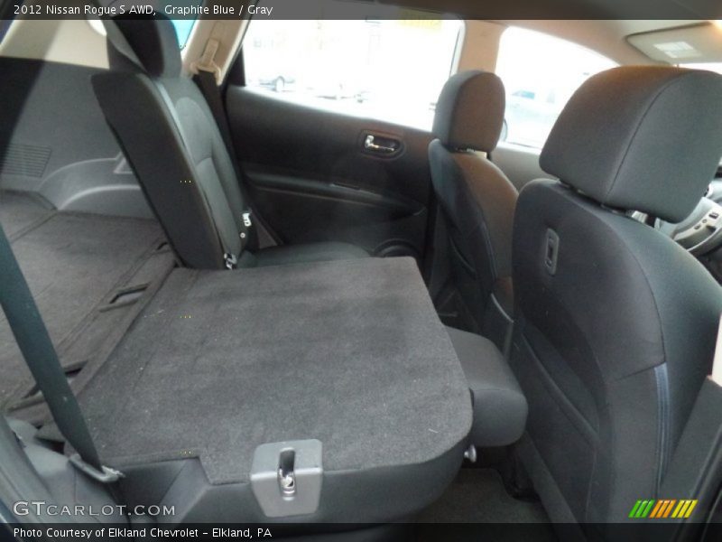 Graphite Blue / Gray 2012 Nissan Rogue S AWD
