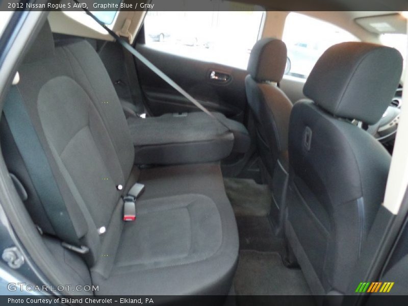 Graphite Blue / Gray 2012 Nissan Rogue S AWD