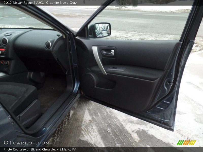 Graphite Blue / Gray 2012 Nissan Rogue S AWD