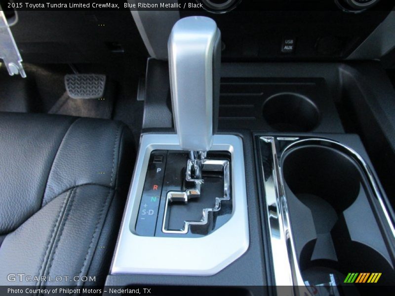 Blue Ribbon Metallic / Black 2015 Toyota Tundra Limited CrewMax