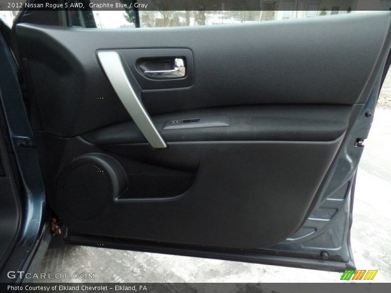 Graphite Blue / Gray 2012 Nissan Rogue S AWD