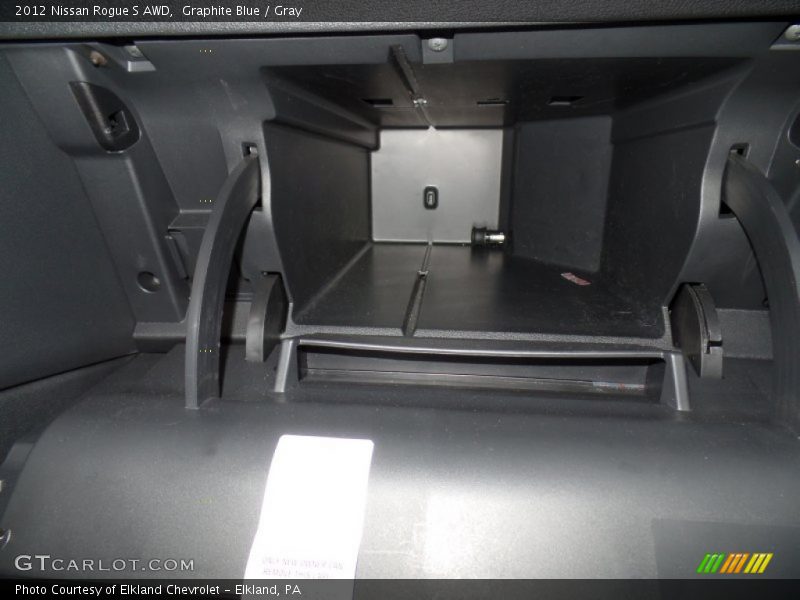 Graphite Blue / Gray 2012 Nissan Rogue S AWD
