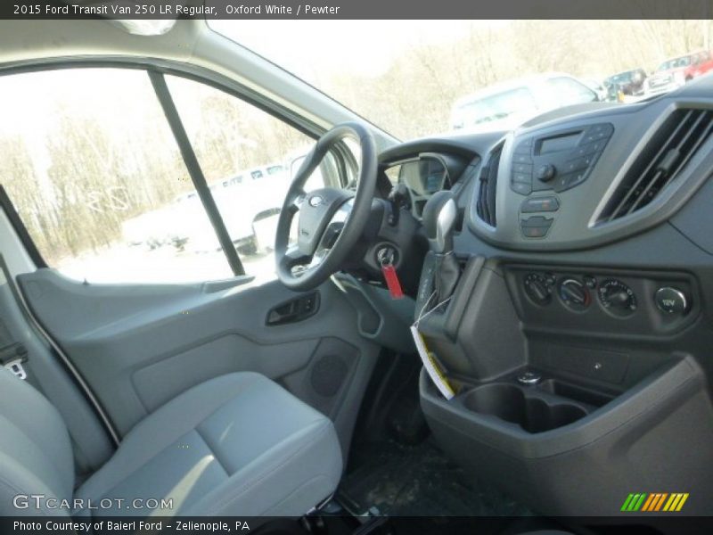 Oxford White / Pewter 2015 Ford Transit Van 250 LR Regular