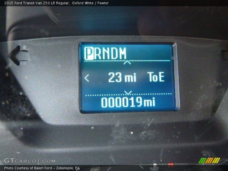 Oxford White / Pewter 2015 Ford Transit Van 250 LR Regular