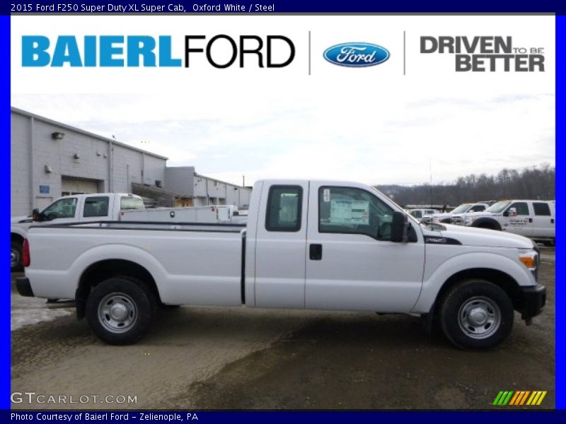 Oxford White / Steel 2015 Ford F250 Super Duty XL Super Cab