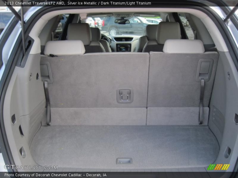 Silver Ice Metallic / Dark Titanium/Light Titanium 2013 Chevrolet Traverse LTZ AWD