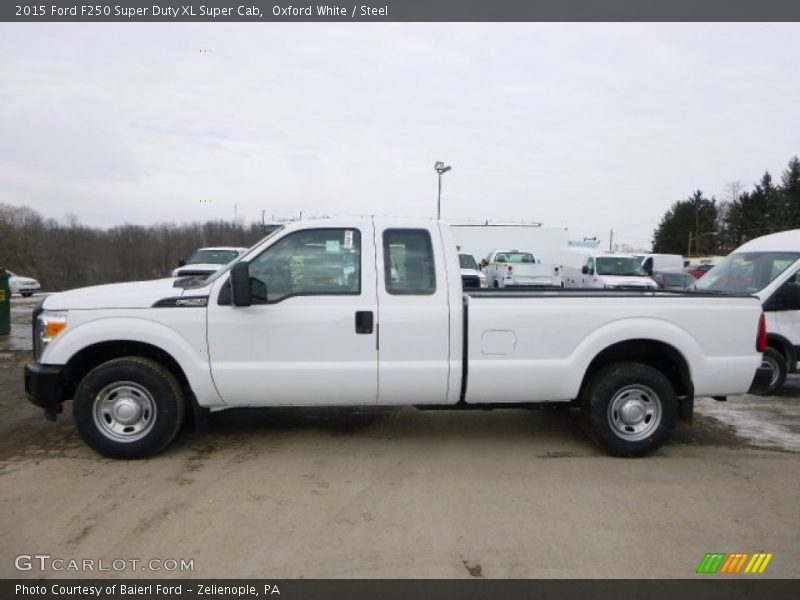 Oxford White / Steel 2015 Ford F250 Super Duty XL Super Cab