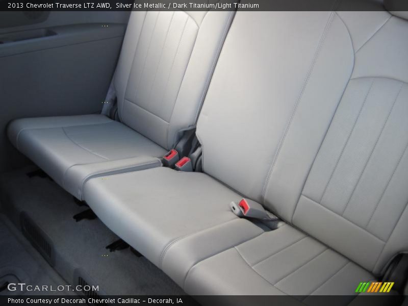 Silver Ice Metallic / Dark Titanium/Light Titanium 2013 Chevrolet Traverse LTZ AWD