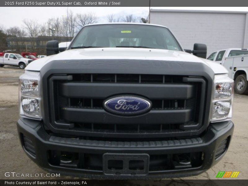 Oxford White / Steel 2015 Ford F250 Super Duty XL Super Cab