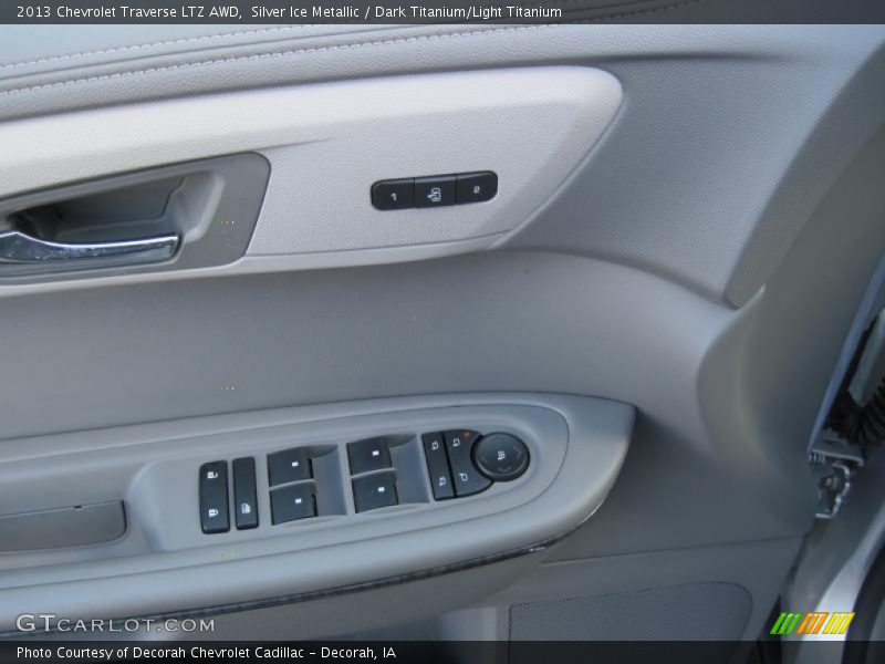 Silver Ice Metallic / Dark Titanium/Light Titanium 2013 Chevrolet Traverse LTZ AWD
