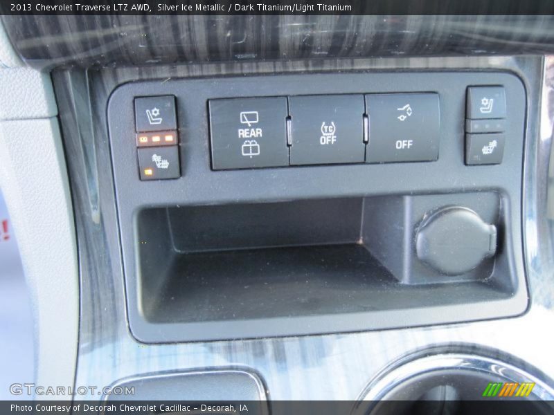 Silver Ice Metallic / Dark Titanium/Light Titanium 2013 Chevrolet Traverse LTZ AWD