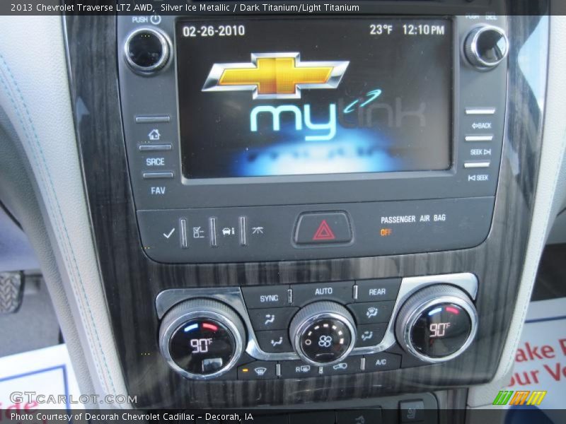 Silver Ice Metallic / Dark Titanium/Light Titanium 2013 Chevrolet Traverse LTZ AWD