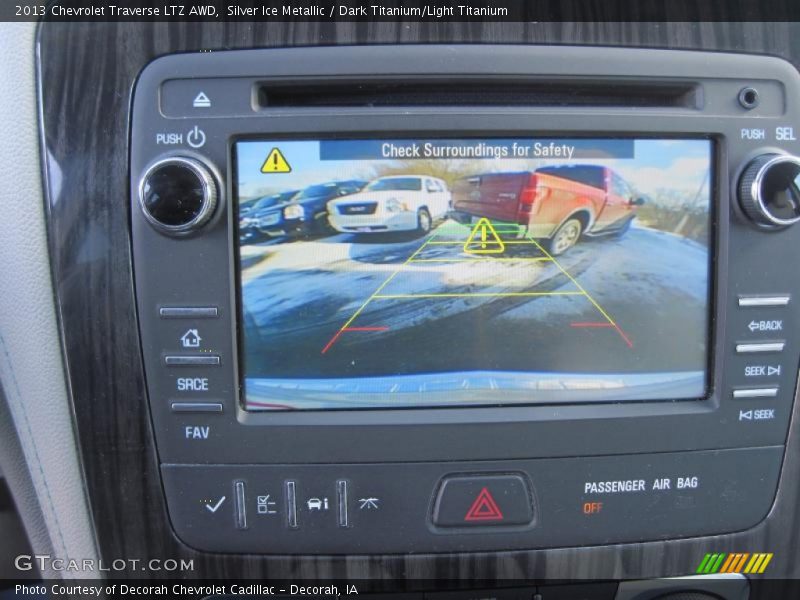 Silver Ice Metallic / Dark Titanium/Light Titanium 2013 Chevrolet Traverse LTZ AWD