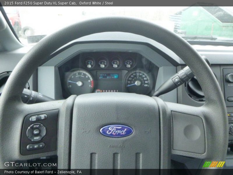 Oxford White / Steel 2015 Ford F250 Super Duty XL Super Cab