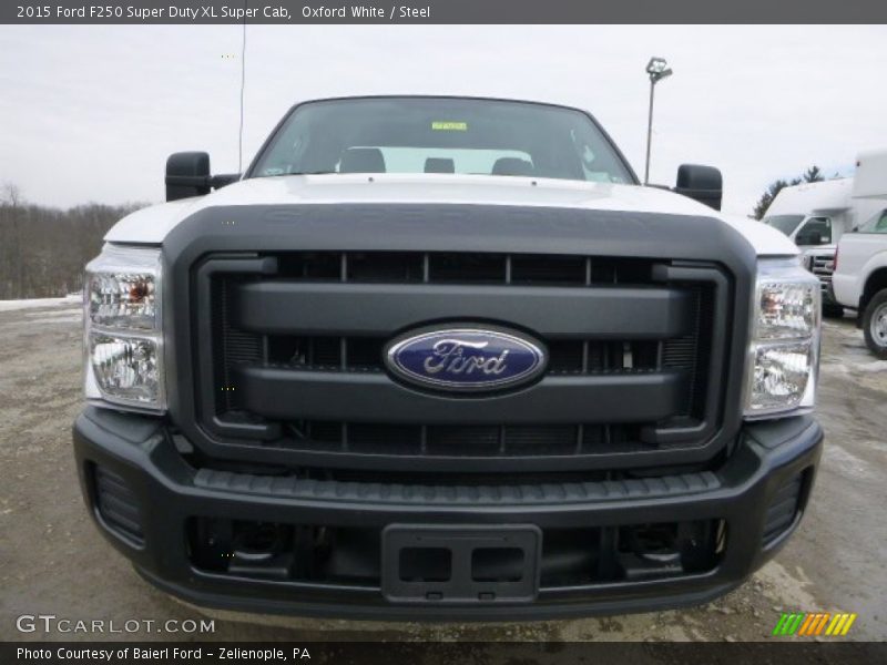 Oxford White / Steel 2015 Ford F250 Super Duty XL Super Cab