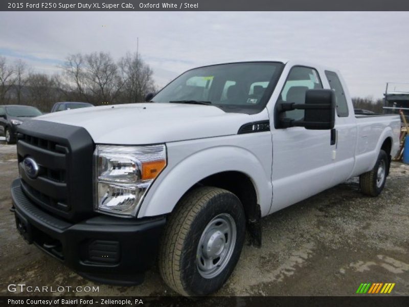 Oxford White / Steel 2015 Ford F250 Super Duty XL Super Cab