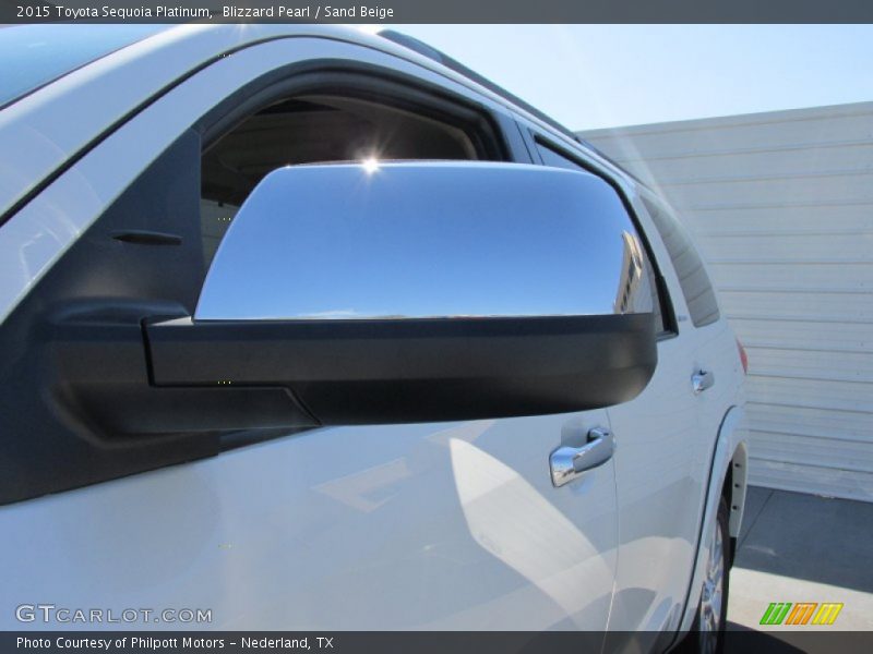 Blizzard Pearl / Sand Beige 2015 Toyota Sequoia Platinum