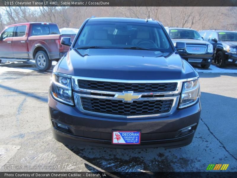 Sable Metallic / Cocoa/Dune 2015 Chevrolet Tahoe LT 4WD