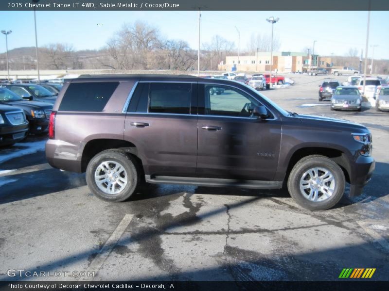 Sable Metallic / Cocoa/Dune 2015 Chevrolet Tahoe LT 4WD