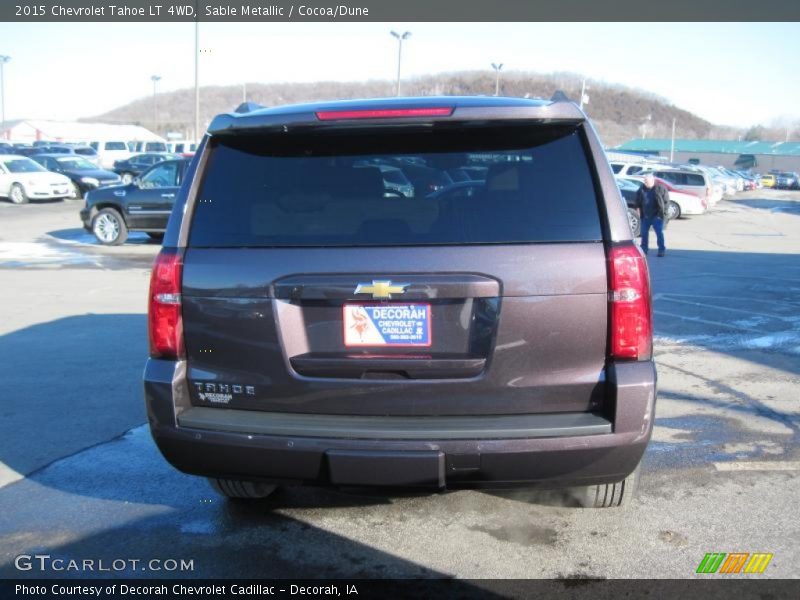 Sable Metallic / Cocoa/Dune 2015 Chevrolet Tahoe LT 4WD