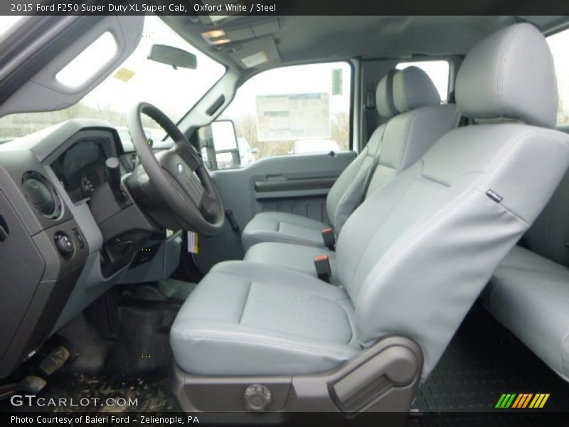 Oxford White / Steel 2015 Ford F250 Super Duty XL Super Cab