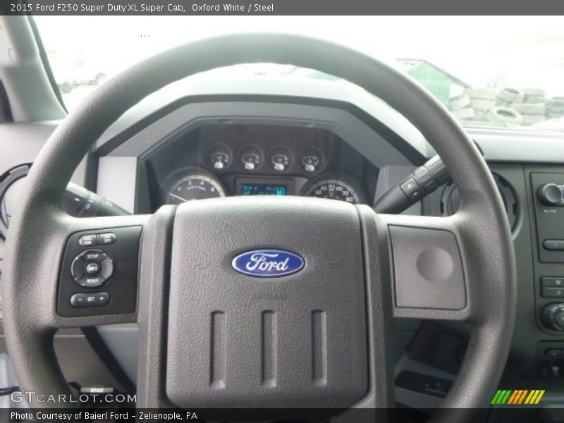 Oxford White / Steel 2015 Ford F250 Super Duty XL Super Cab