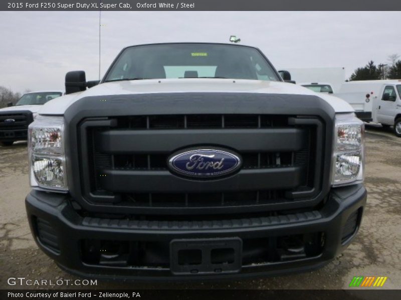 Oxford White / Steel 2015 Ford F250 Super Duty XL Super Cab