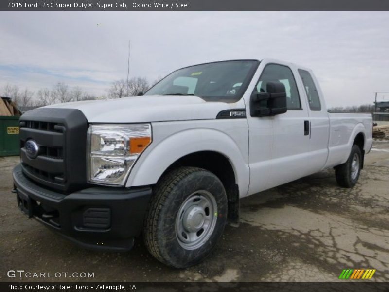 Oxford White / Steel 2015 Ford F250 Super Duty XL Super Cab