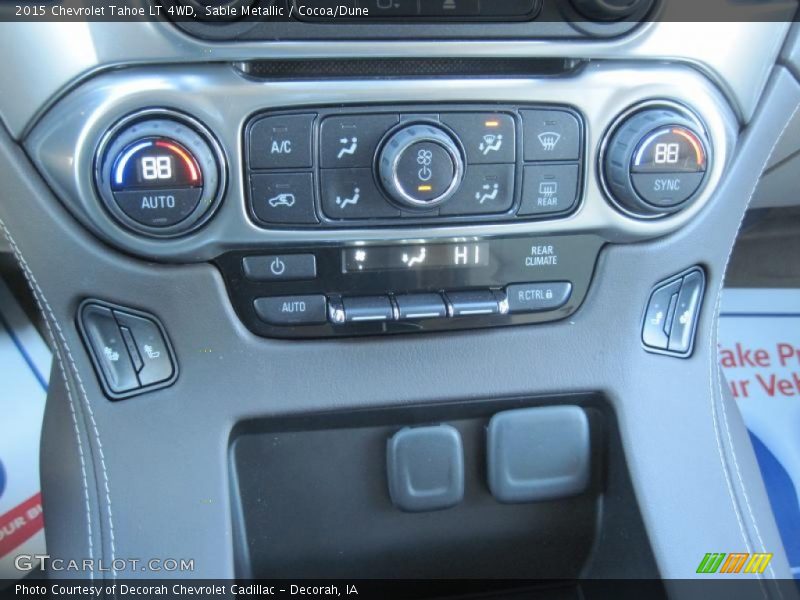 Sable Metallic / Cocoa/Dune 2015 Chevrolet Tahoe LT 4WD
