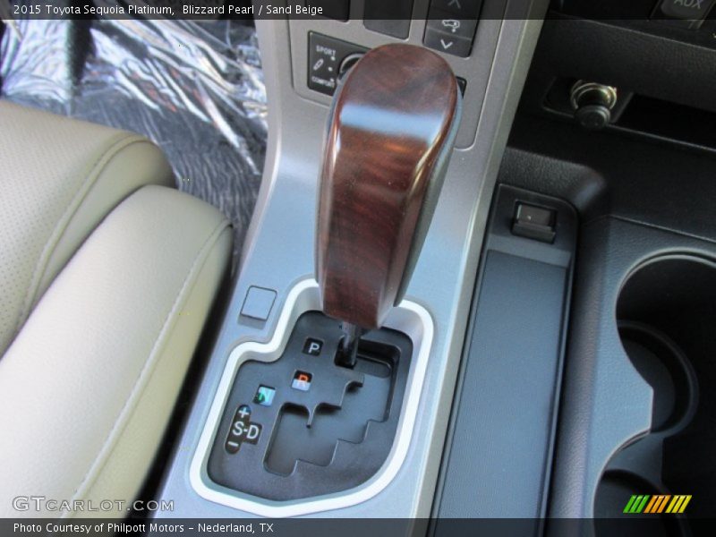 2015 Sequoia Platinum 6 Speed Automatic Shifter