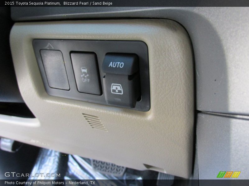 Blizzard Pearl / Sand Beige 2015 Toyota Sequoia Platinum