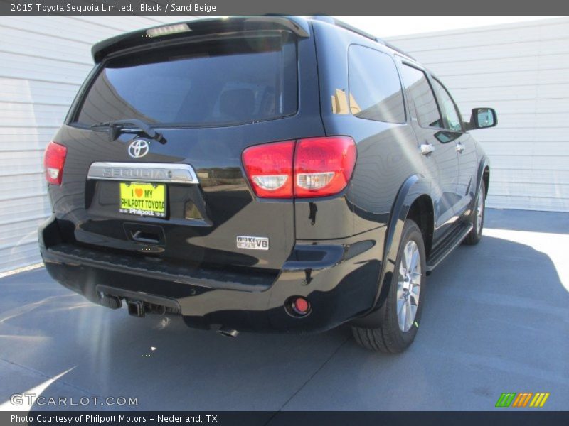 Black / Sand Beige 2015 Toyota Sequoia Limited