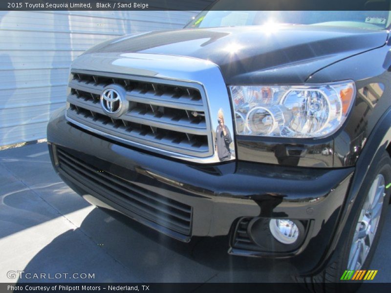 Black / Sand Beige 2015 Toyota Sequoia Limited