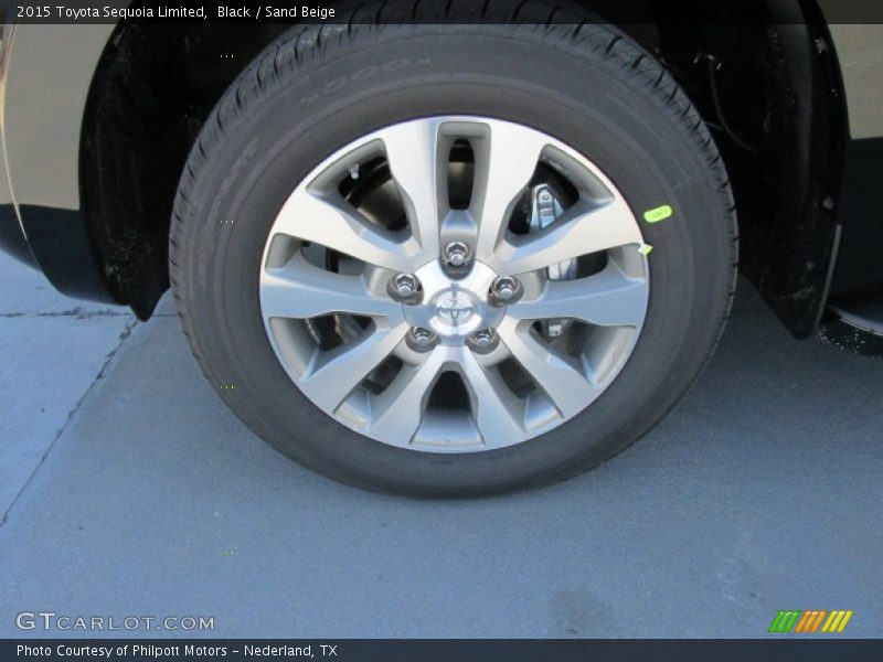 Black / Sand Beige 2015 Toyota Sequoia Limited