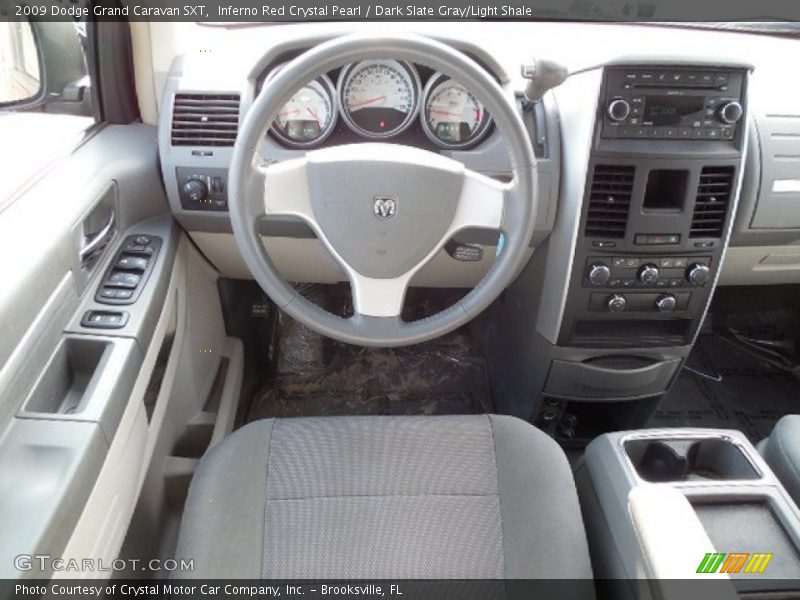 Inferno Red Crystal Pearl / Dark Slate Gray/Light Shale 2009 Dodge Grand Caravan SXT