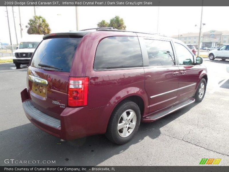 Inferno Red Crystal Pearl / Dark Slate Gray/Light Shale 2009 Dodge Grand Caravan SXT
