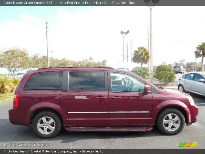 Inferno Red Crystal Pearl / Dark Slate Gray/Light Shale 2009 Dodge Grand Caravan SXT