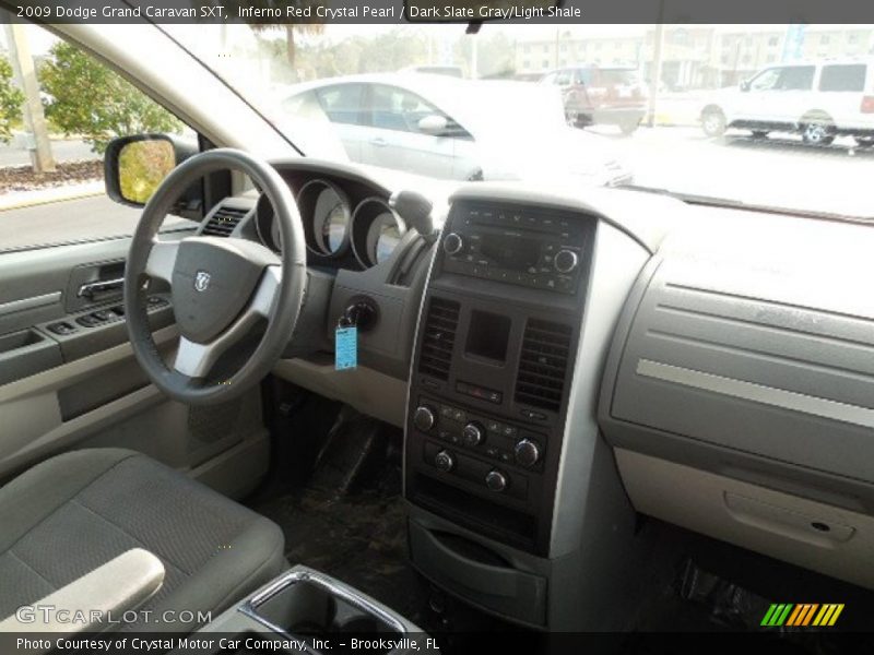 Inferno Red Crystal Pearl / Dark Slate Gray/Light Shale 2009 Dodge Grand Caravan SXT